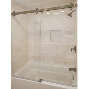 FHC Napa Series 180 Deg Sliding Shower Door Kit - No Towel Bar