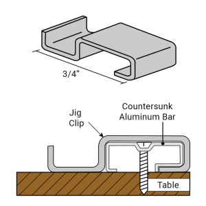 FHC Screen Table Jig 3/4" Clips