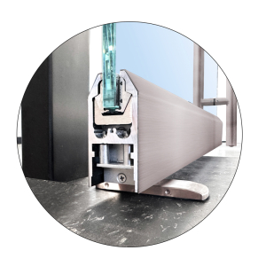 FHC Premium Self-Closing In Rail Closer - 90 Degree with Cover