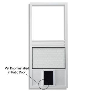 FHC Deluxe Pet Door - Clear Anodized