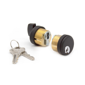 FHC Keyed Cyl/T-Turn For Use With Patch Lock - Dark Bronze Anodized