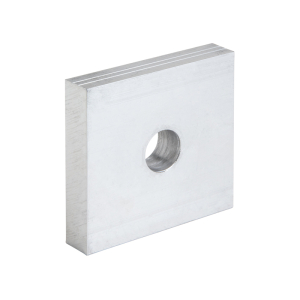 FHC Aluminum Drain Block - 2-1/2" x 2-3/4" x 1/2" - 10pk