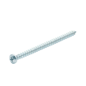 FHC 10 x 2-1/2" Pan Head Phillips Screw Type A Zinc - 100pk