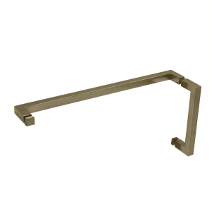 FHC 8" X 18" Square Pull / Towel Bar Combo