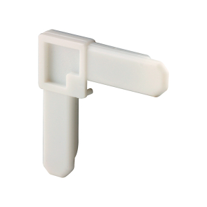 FHC 5/16" x 3/4" - White - Plastic - Screen Frame Corner (100-Pack)