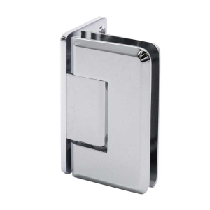 FHC Preston Beveled Wall Mount Hinge Offset Back Plate - Polished Chrome