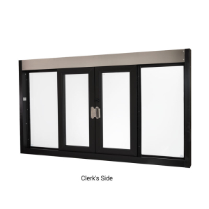 FHC Self-Closing Bi-Parting 0XX0 Window - 72" x 41" - 1" Insulated Glass