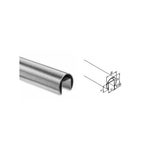 FHC Top Rail Tube - 1.66" Diameter - 228" Long - Brushed Stainless