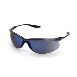 FHC Foam Lined Safety Eyewear - Black Clear Lens