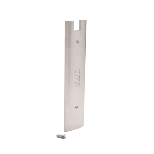 FHC 6" Square Sidelite Rail End Cap - Brushed Stainless 