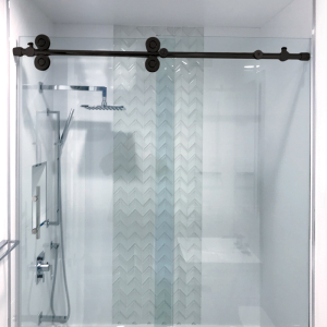 FHC Clearwater Series Sliding Shower Door System for 3/8" or 1/2" Glass