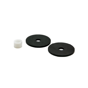 FHC 2" Diameter Replacement Rigid Vinyl Gaskets & Grommet For Glass Rail Standoffs 