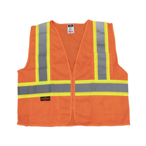 FHC Large Class 2 Safety Vest - Hi-Vis Orange