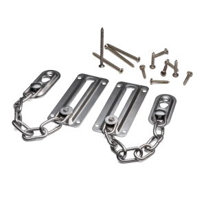 FHC Chain Door Lock - Chrome Plated - 2/pk