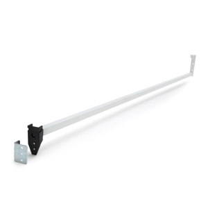 FHC Sliding Door Security Bar Lock - 48" - White 