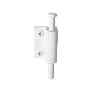 FHC Sliding Door Lock Push-Pull - White Painted