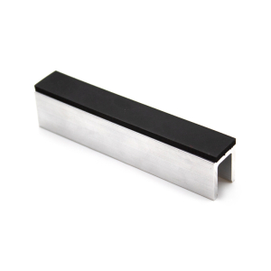 FHC Aluminum/Neoprene Setting Block for Commercial Sidelite Rails and Narrow Width Deep Channels