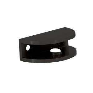 FHC Rounded Wall Mount Shelf Clamp 1-1/8" x 1" 