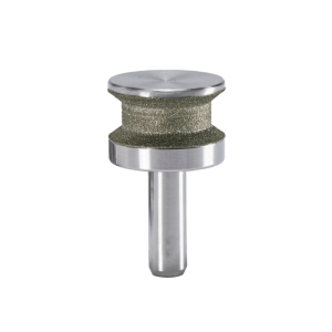 FHC 1/4" Flat and Seamed Edge Diamond Plated Grinding Bit - 220 Grit