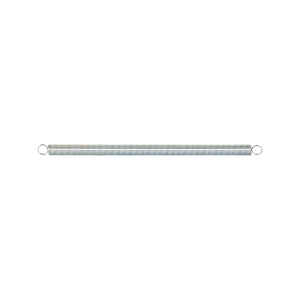 FHC Extension Spring - Spring Steel Construction - Nickel-Plated Finish - 0.047 Ga x 1/2" x 8-1/2" - Closed Single Loop - (1-Pack)