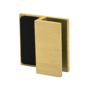 FHC Square Swinging Shower Door Stop - Satin Brass 