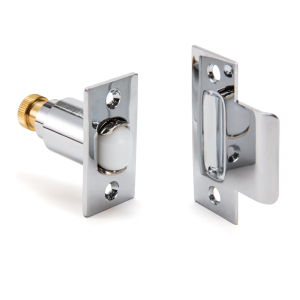 FHC Trimco Nylon Roller Latch with Strike - Aluminum