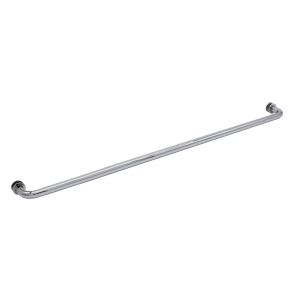 FHC 30" Tubular Towel Bar Single-Sided with Washers for 1/4" to 1/2" Glass  