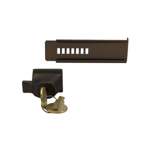 FHC Stick-On Display Case Lock - Keyed Alike - Bronze