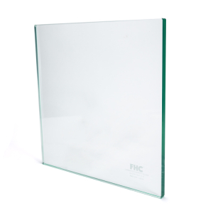 FHC 3/8" Clear Tempered Glass - 12" x 12" Sample