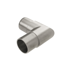 FHC Handrail Fitting - 1.5" Diameter 90 Degree with Crisp Corner - Brushed Stainless