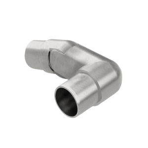 FHC Handrail Fitting - 1.9" Diameter Left Adjustable 0 - 70 Degrees - Brushed Stainless