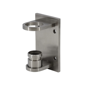 FHC Fascia Mount Bracket for 1.9" Diameter Post - Brushed Stainless