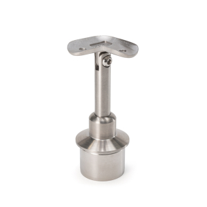 FHC 90 Degree Top Mount Bracket for 1.9" Diameter Post - Brushed Stainless