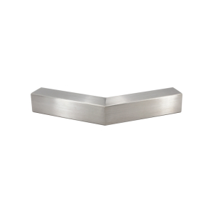 FHC Handrail 135 Degree Corner - 1-1/2" Square - Brushed Stainless