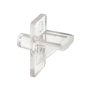 FHC 1/4" - Clear Plastic - Shelf Support Peg (8 Pack)