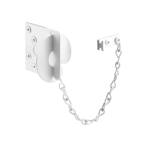 FHC Texas Security Bolt - Stamped Steel Construction - White Painted Finish (Single Pack)