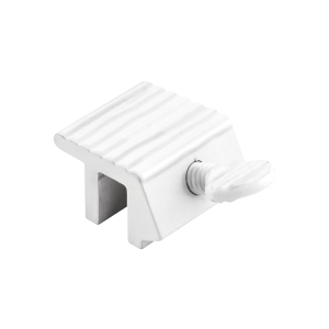 FHC Sliding Window Lock - 1/4" - Extruded Aluminum - White Painted Finish (2 Pack)