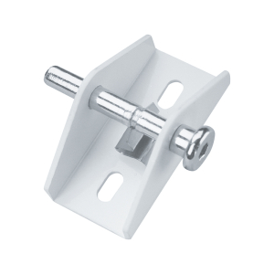 FHC White Finish Push/Pull Sliding Door Lock