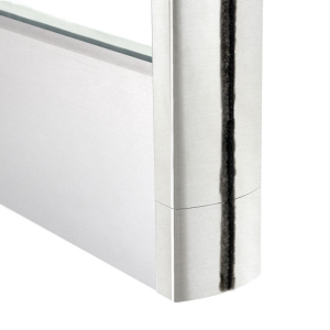 FHC Vertical Door Stile Sample for 1/2" & 9/16" Glass, 11" Length