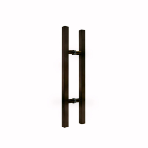 FHC Square Ladder Pull 1-1/4" x 24" - Dark Bronze Anodized 