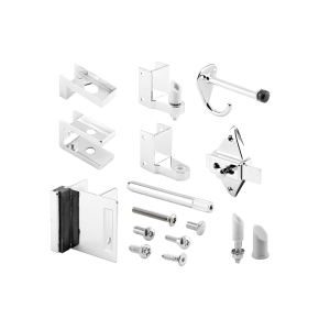 FHC Door Kit - 7/8" Door And 1-1/4" Pilaster - Zamak - Chrome - Outswing (1 Kit)