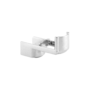 FHC Bottom Door Insert Zinc Alloy For 1" Doors With Round Edges For Restroom Partitions