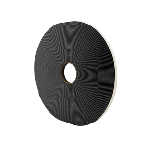 FHC Single-Sided Foam Glazing Tape 1/4" x 1/2" x 50' Closed-Cell Vinyl -Black