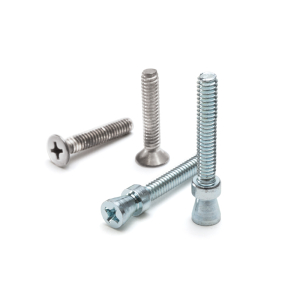 FHC 1/4"-20 Threaded Shoulder Bolt Kit with Finish Washer for FHC 89 Back-to-Back Push - Satin Anodized