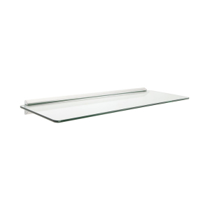 FHC 8" x 24" Glass Shelf Kit - Chrome