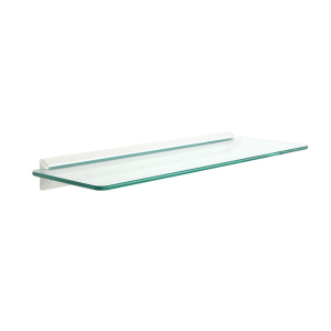 FHC 6" x 18" Glass Shelf Kit - White