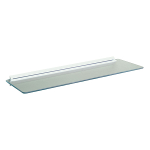 FHC 8" x 24" Glass Shelf Kit - White