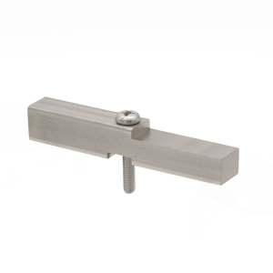 FHC Top Adapter Block for 3/8" Glass - Brushed Nickel