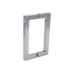 FHC 6" Center-to-Center Square Pull - Brushed Nickel