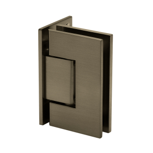 FHC Venice Series Wall Mount Hinge - Offset Back Plate - Brushed Bronze